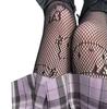Süße japanische Katzen-Netzstrümpfe – Lolita-Stil, Frühling/Sommer, schwarzes Hohldesign, JK Hot Girl Strumpfhose