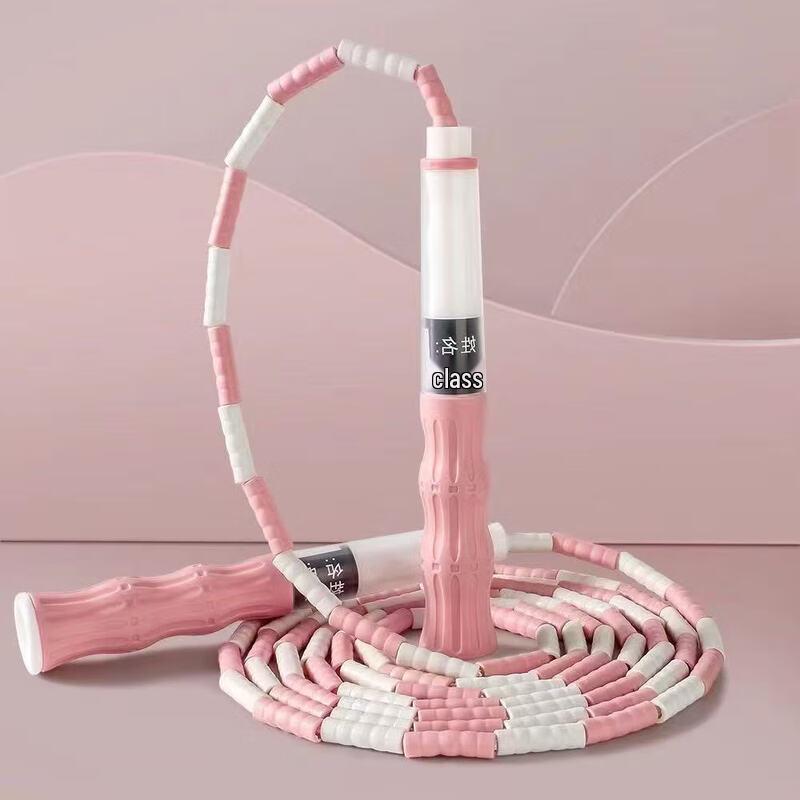 Adjustable Kids Bamboo Segment Jump Rope