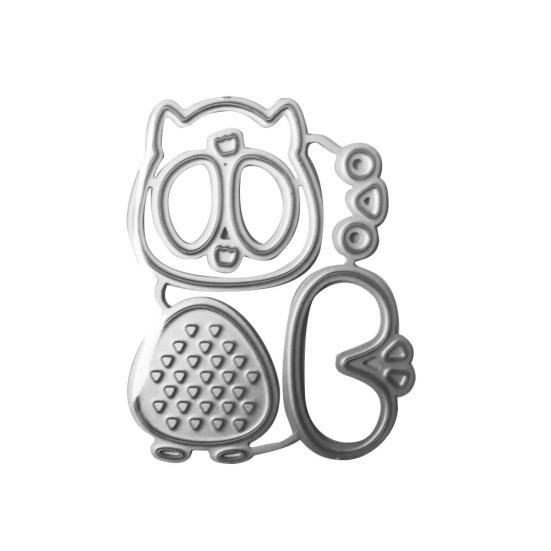 

Милая форма совы вырубной штамп скрапбукинг тиснение бумага открытка ремесло DIY