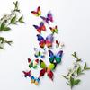 High-End 3D Butterfly Wall Stickers for Living Room & Bedroom Decor