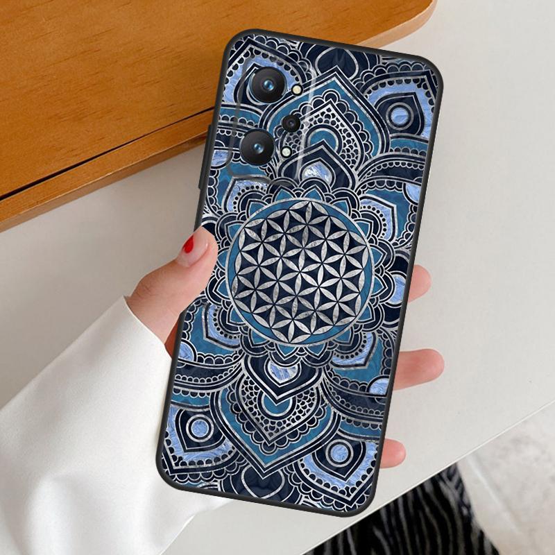 Flower Of Life In Lotus Pastel For Realme 15 10 11 12 13 14 Pro Plus GT6 GT7 Pro C67 C63 C61 C55 C51 C53 C35 C65 C75 Case