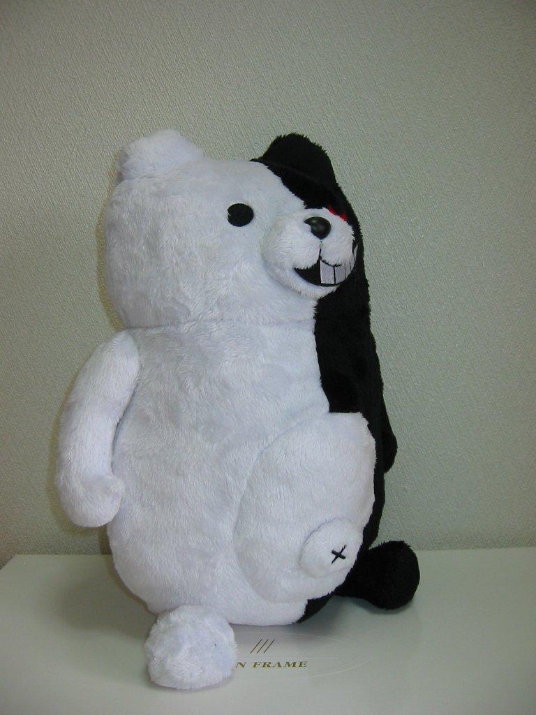 The Animation Monokuma Big Plush Toy Danganronpa [Monokuma (Natural)]