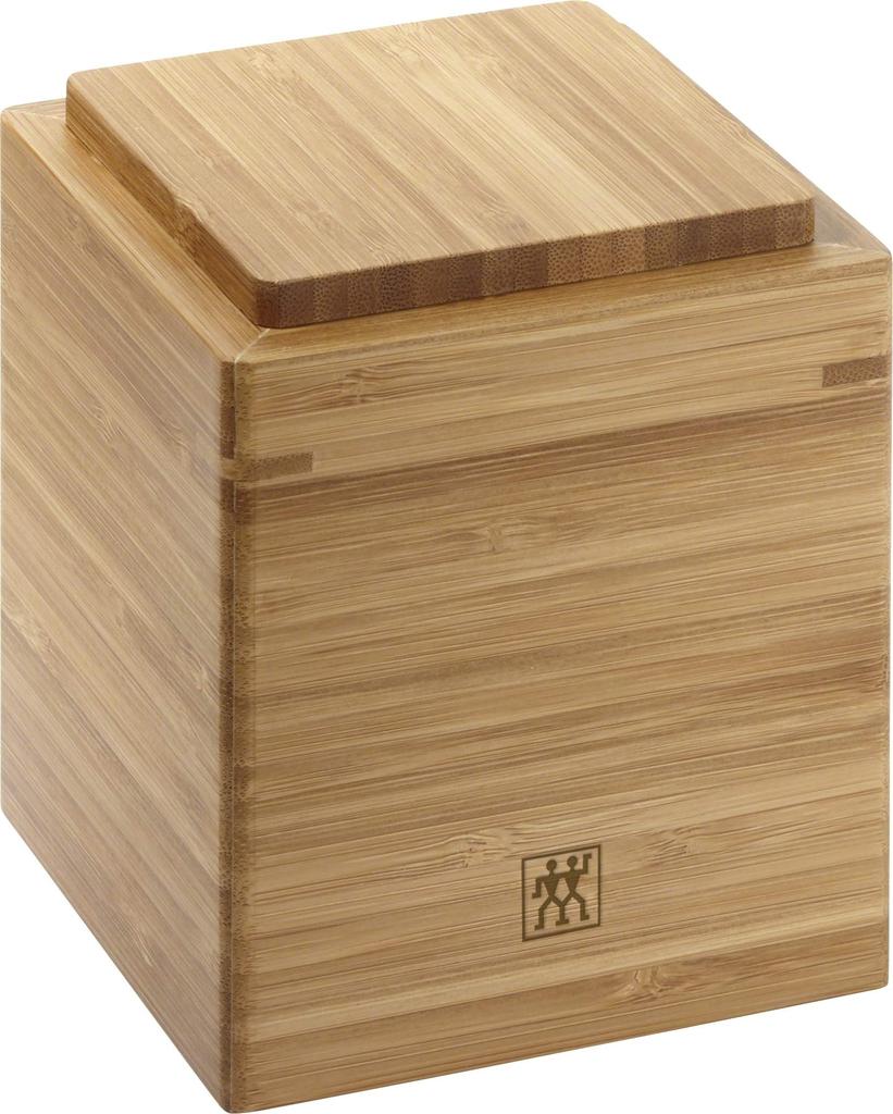 Zwilling "Bamboo Storage 4-Piece Set" Knife Stand, Storage Container, Canister, Spice and Herb Storage, Officially Sold In Japan, 35101-400, Brown