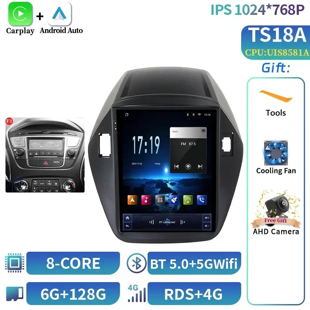 9.7" For Hyundai Tucson IX35 2009-2015 Car Radio Multimedia Navigation Wireless CarPlay 4G GPS Central Android Multimedia Screen