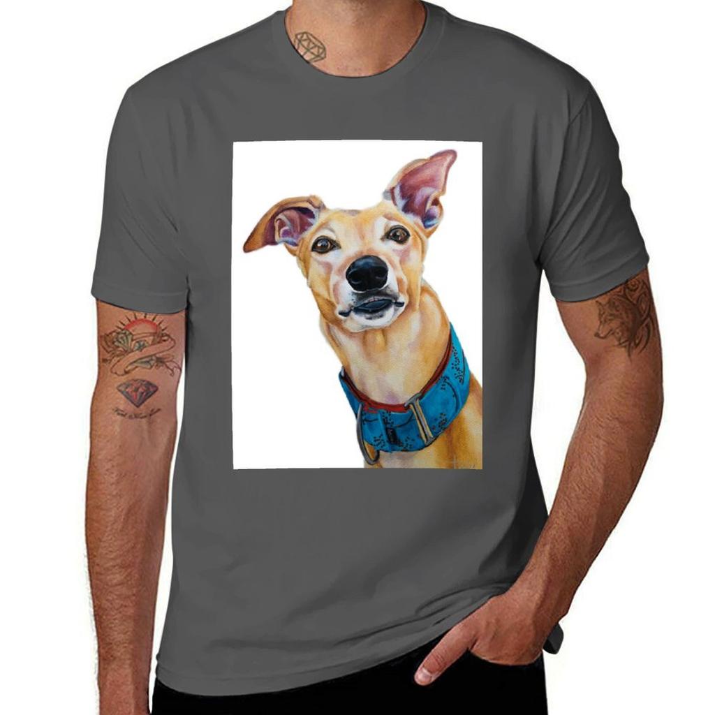 Greyhound Galgo Espaol TShirt Gym Wear Breathable Short Sleeve Tee TShirt