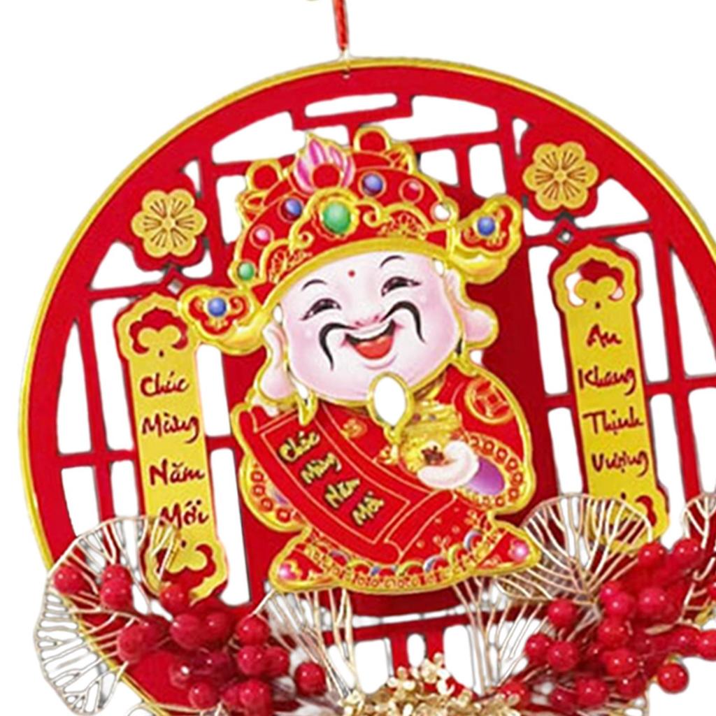 Festive Hanging Decoration with Lunar Year Blessings