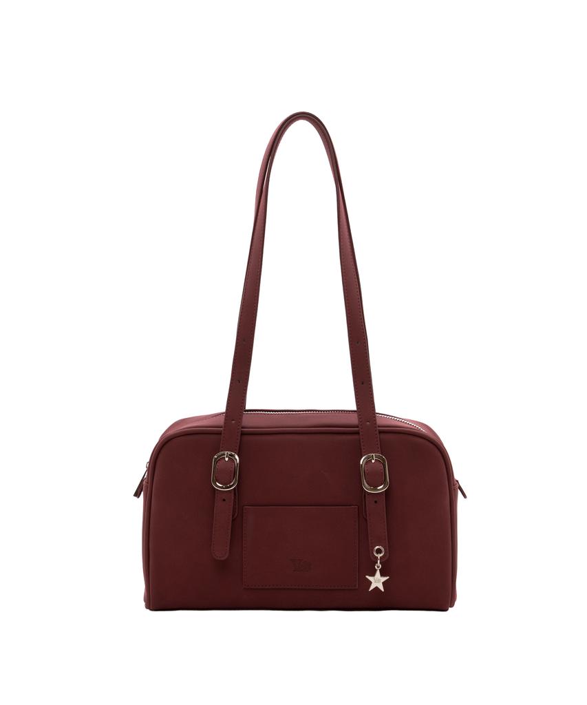 Isaiah Yerr Square Bag (Burgundy)