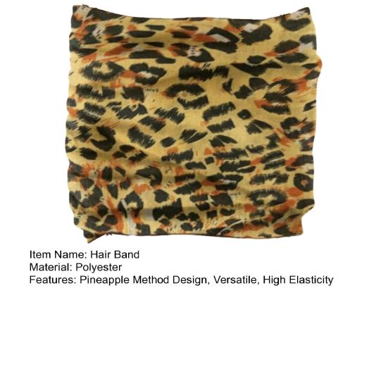 Lockiges Ananas-Stirnband Damen Extra Breit Dehnbares Haarband Dickes Lockiges Haar Schlaf-Fitnessstudio Schlaf-Haarwickel Haarschmuck