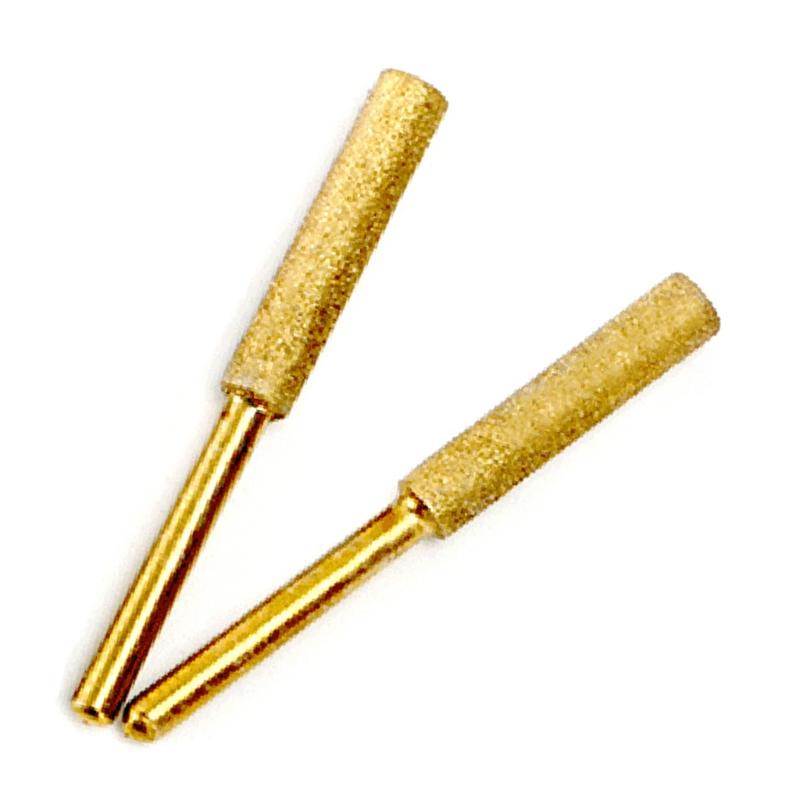 5 Stück zylindrisch mit Diamantbeschichtung für Kopfmontierte Spitzen Diamantschaft Anzug Schleifspitze Rotierend für die meisten Rotationswerkzeuge