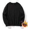 Men's Trendy Solid Color Round Neck Sweatshirt - Casual, Versatile, Loose Fit, Micro Drop Shoulder, Pullover for Spring & Autumn