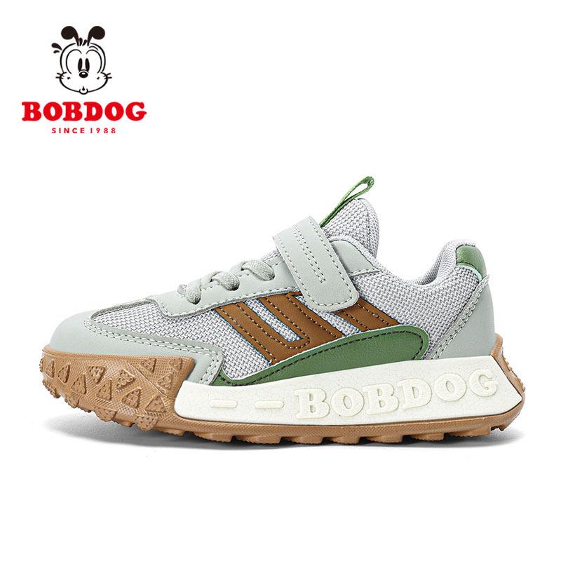 Babu Bean Jungen Sneaker 2025 Frühling Neue Kinder Mesh Atmungsaktive Freizeitschuhe Mittelgroße und Ältere Kinder Laufschuh Trendschuhe