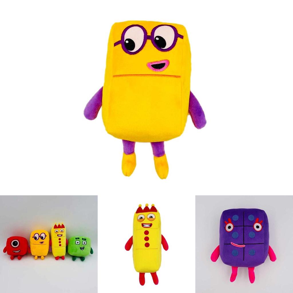 Peluche Numberblocks Morbido e Carino Giocattolo Morbido per Bambini Educativo e Divertente