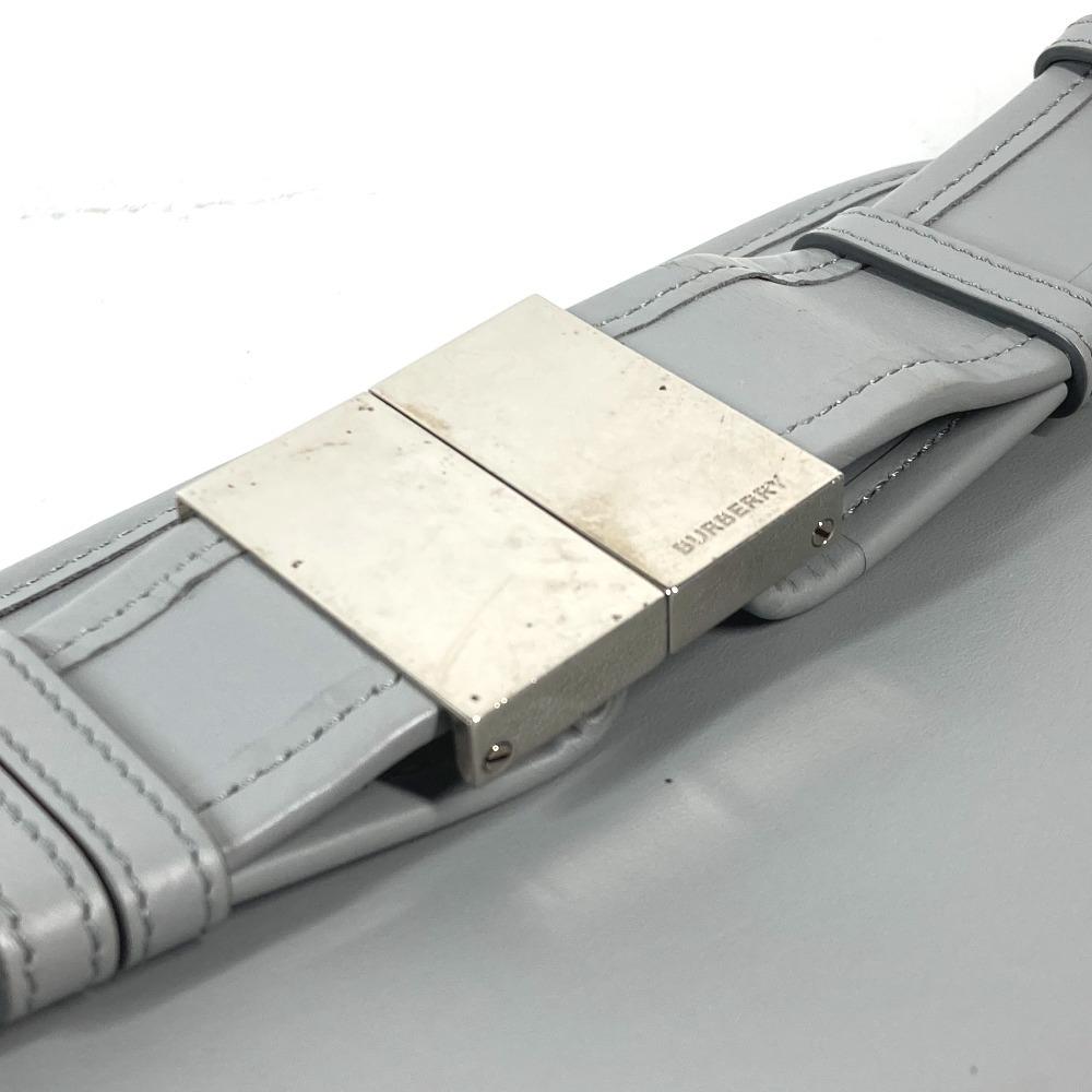 BURBERRY logo Bags Belt Bags Cross body bag Leather gray