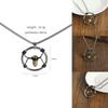 Cyberpunk 2077 Bullet Pendant Necklace With Geometric Design For Men And Women