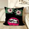 Art LLowbrow AArt EEyeball Cushion Cover Pillow Case Antidustmite Pillowcase Silky Short Plush Sofa Cushion Cover hot