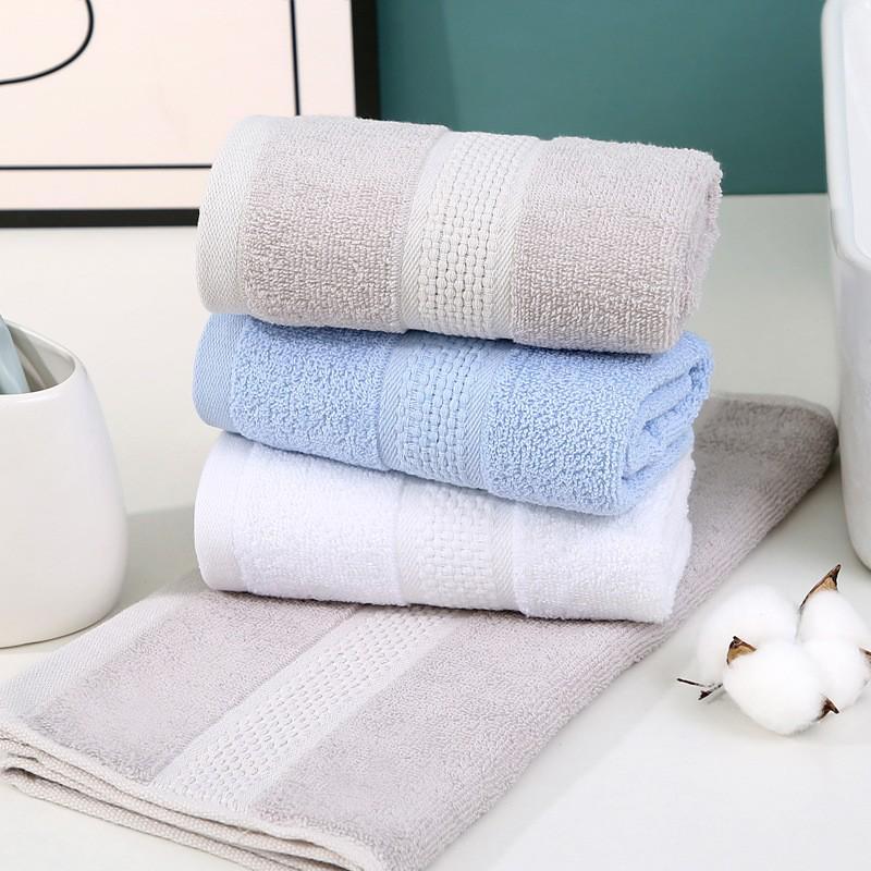 Sai Luo Pure Cotton Jacquard Towel - Soft, Absorbent, Ideal for Face Washing and Gifts