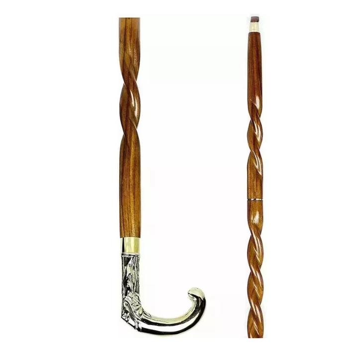 

Старинная латунная ручка трость для ходьбы деревянная трость дизайнерская трость повседневный подарок