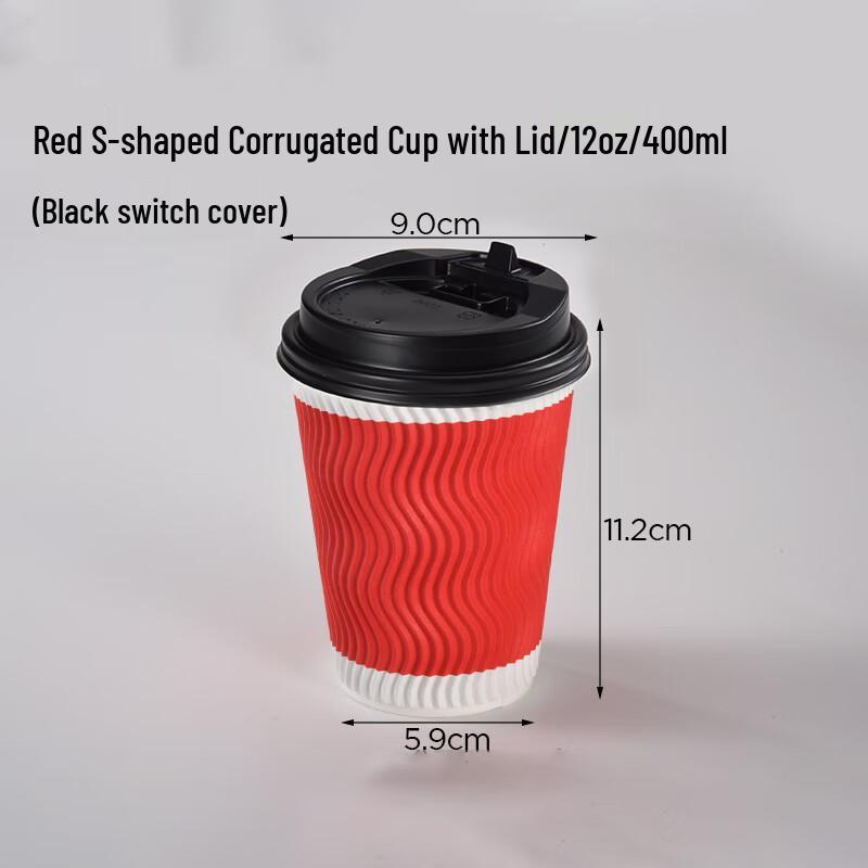 Homeglen Disposable Corrugated Coffee Cups