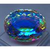 Mystic Topaz Rainbow Natural 67.85 Ct Oval Cut Excellent Certified Gemstone