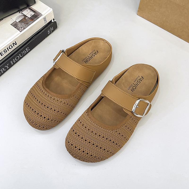 

женские Биркенштоки с внутренней платформой, верхняя одежда, мягкая подошва, лето 2025, новые, шлепанцы с открытой пяткой и юбкой 35 коричневый