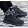 Men's and Women's Large Size Winter Warm Fur One Snow Boots Padded Lining Ankle Boots Non-slip Hiking Sports Cotton Boots