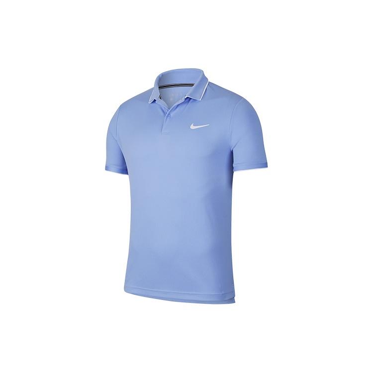 Nike Court Dri-FIT Quick Dry lapel Tennis Short Sleeve polo Blue Men s 939138-478 XL