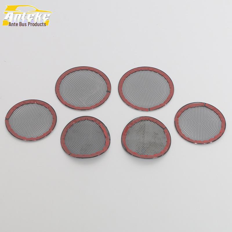 Ideal 23 L7 Speaker Cover Decals: Stainless Steel Roof Front & Rear Audio Box Sequins