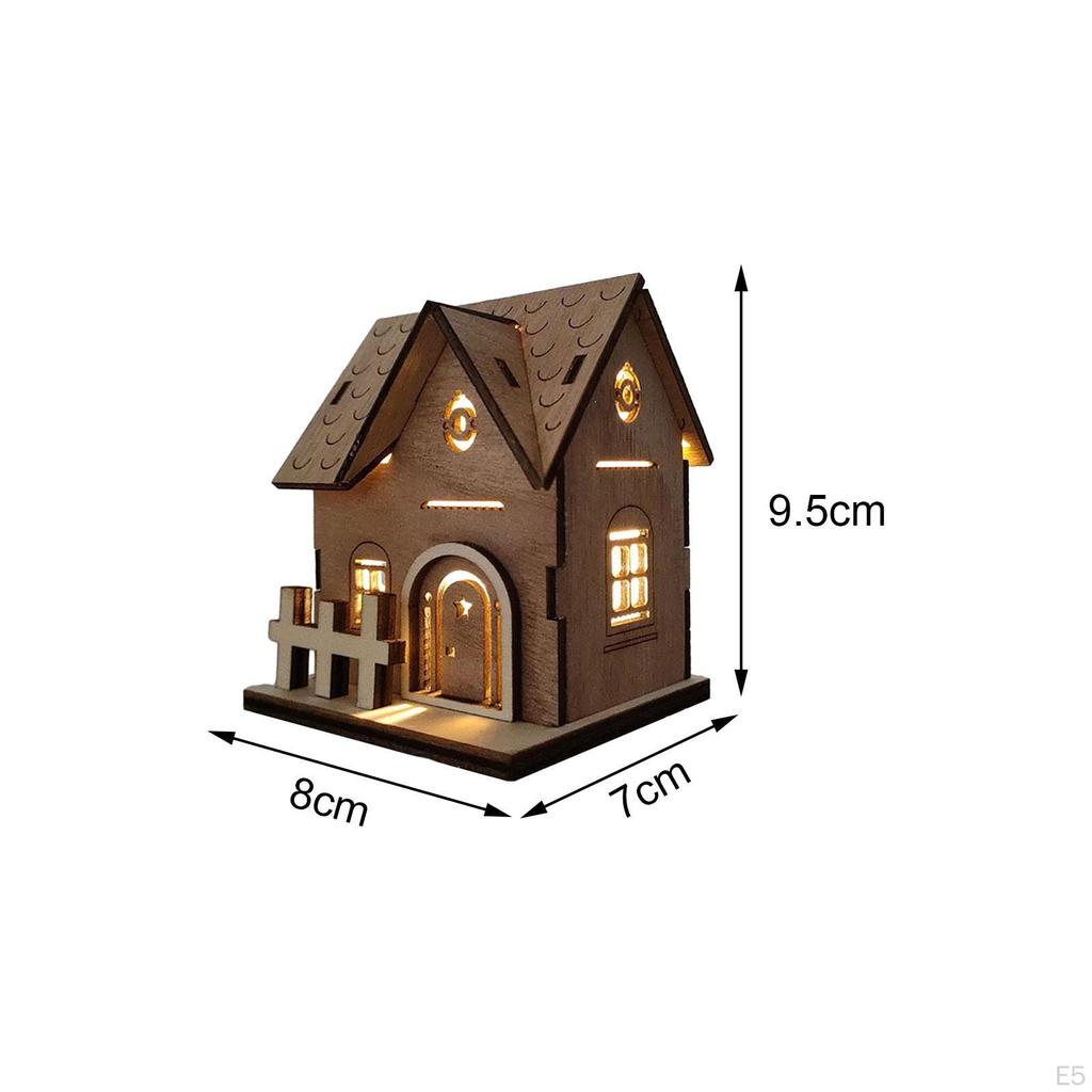 Vánoční ozdoby na dřevěnou chatku Rozsviťte dům Vánoční dekorace LED pro