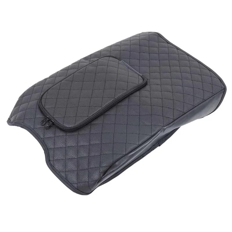 For Toyota Tundra 2007-2021 Car Center Console Armrest Cover Waterproof Leather Armrest Box Cushion Pad Protector Accessories