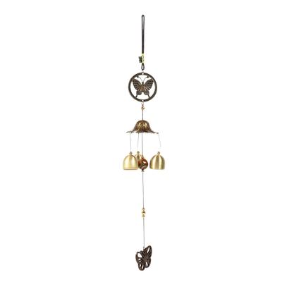 Metal Butterfly Decor Windchime Church Bells Wind Chimes Door Window Hanging Decoration