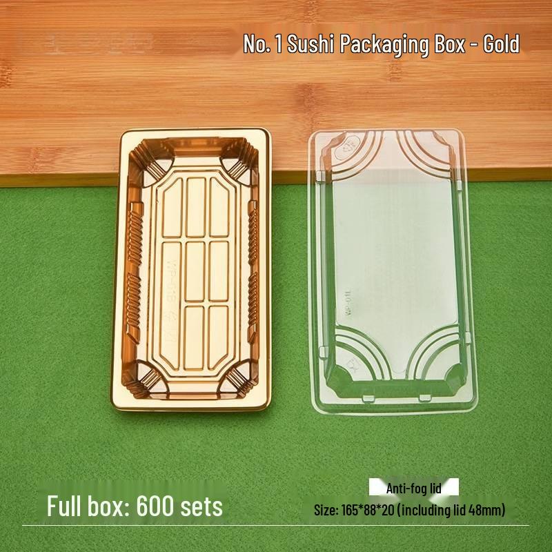 Shi Xun Golden Round Anti-fog Sashimi Container