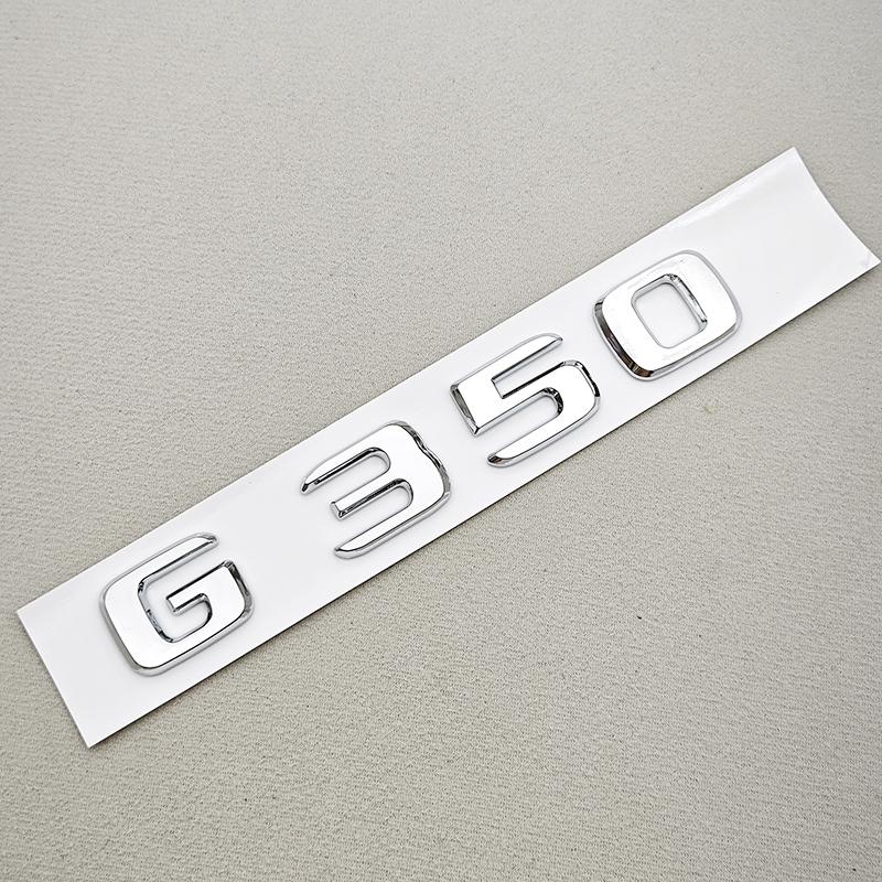 IXEA6 3D ABS Car Letters Logo G350 G350d G500 Sticker Rear Trunk Badge Emblem Decals For Mercedes Benz G350 G500 W463 Auto Accessories