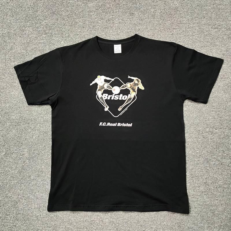 

Летняя футболка из 100% хлопка FCRB Football Small Big Empty Wing, модный бренд ко-одежды, футболка с коротким рукавом, футбольная, повседневная, Месси 4XL