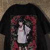 European and American Fashion Street Art Printed T Shirt Fashion Men and Women Explosion Short Sleeve Loose Versatile Top