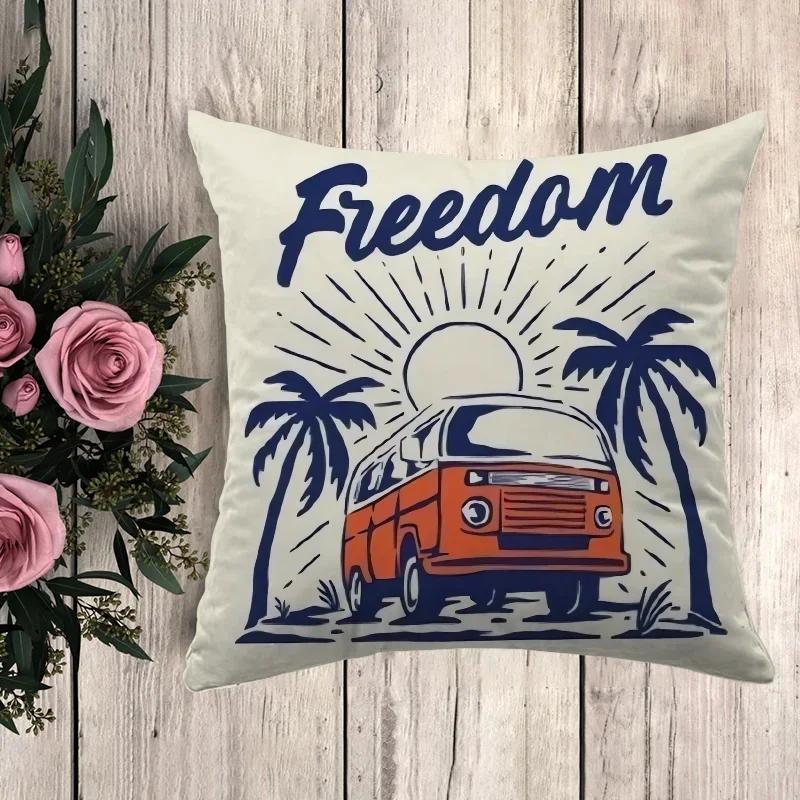 Pillow Camping Cushion Covers for Bed Pillows Car Decoration Sofa Cushions Pillowcase Decorative Pillowcases Pilow Cases