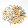 10-50pcs/lot 4-8mm Stainless Steel Flat Square Beads Loose Spacer Beads For Jewelry Making DIY Bracelet Necklace Accessories