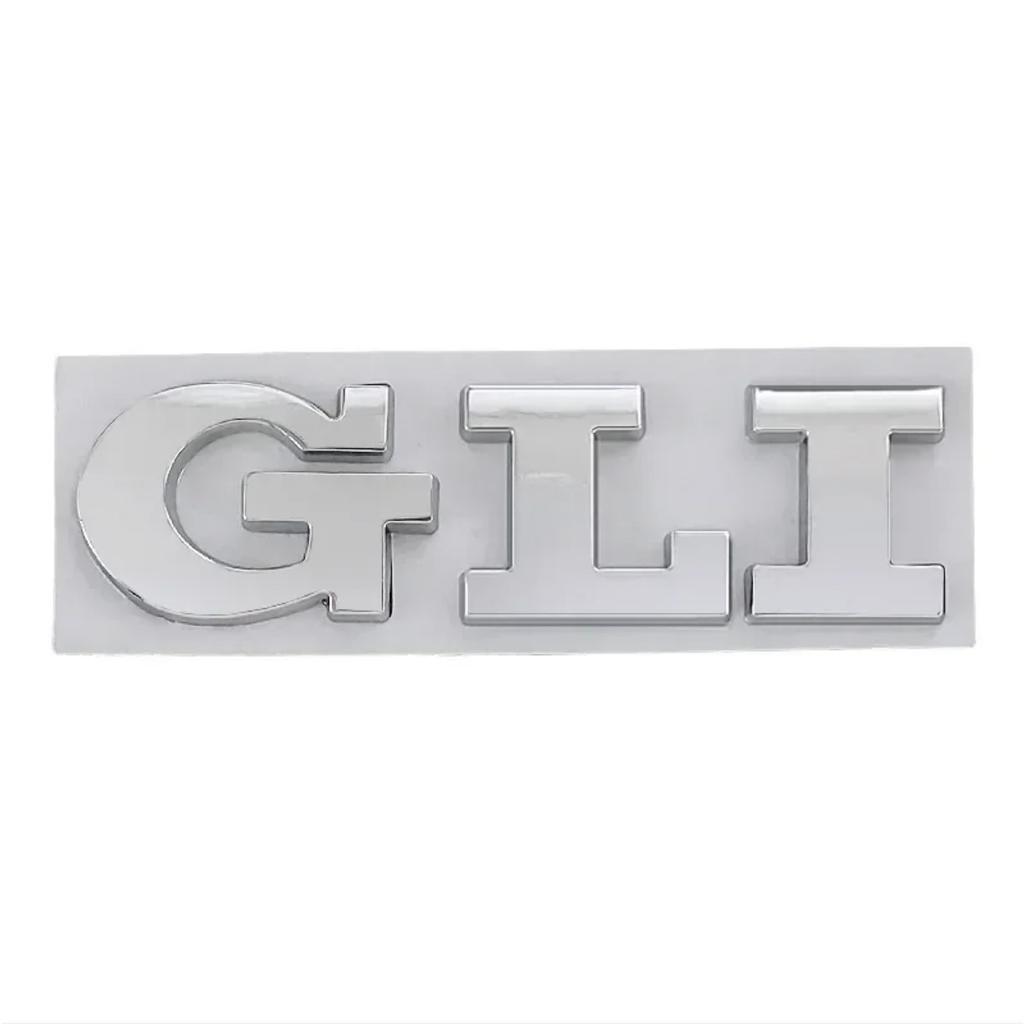 3D Metal GIL Letter Badge Sticker Rear Trunk Emblem Decal High-Quality Automotive Exterior Accessories