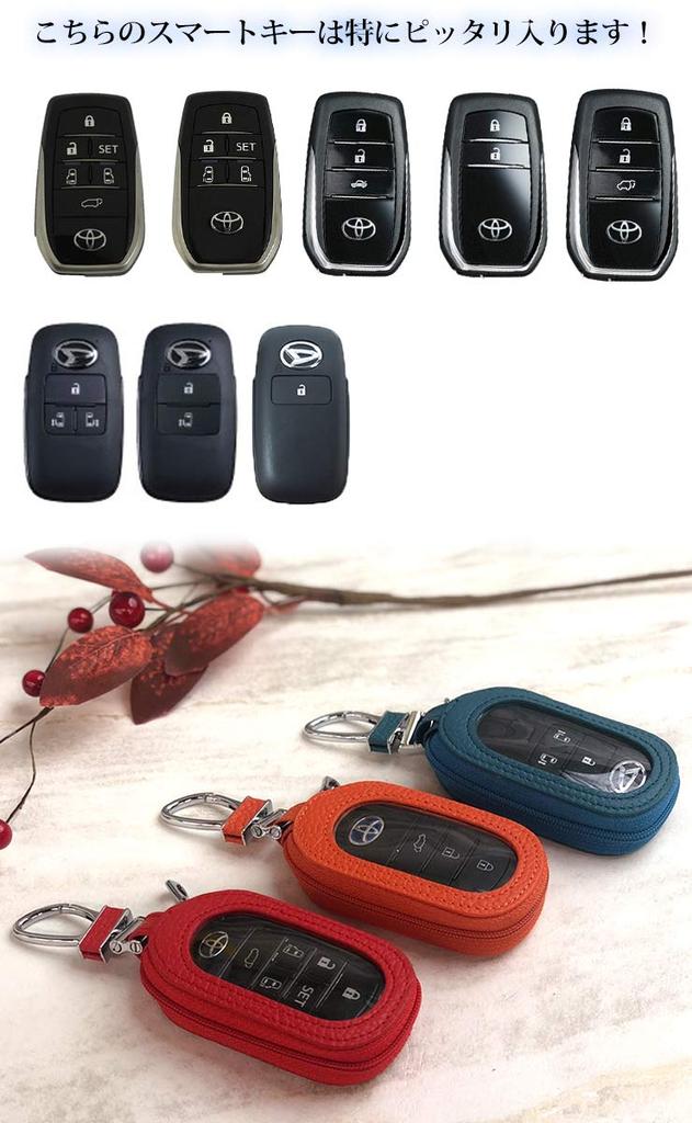 [AWESOME] Smart key case Oval clear window type Light blue