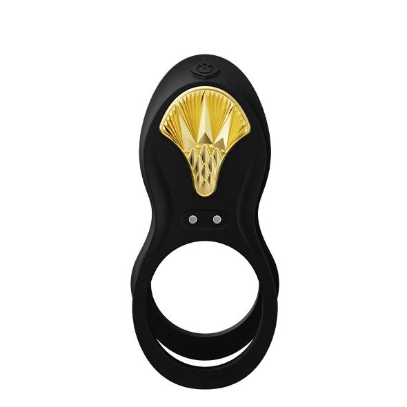 Zalo - Bayek Vibrating Penis Ring with Remote Control Black