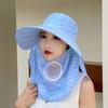 Face And Neck Sunhat Wide Brim UV Protection Hat Casual Sun Protection  Outdoor
