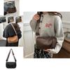 Trendy Pillow Bag For Women In Black Khaki And Brown Stylish Soft Pu Material