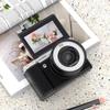 New 4K HD 18X Mini Retro Camera Flip Screen Dual Camera with Beauty Digital Camera Autofocus Selfie Outdoor Travel Recorder
