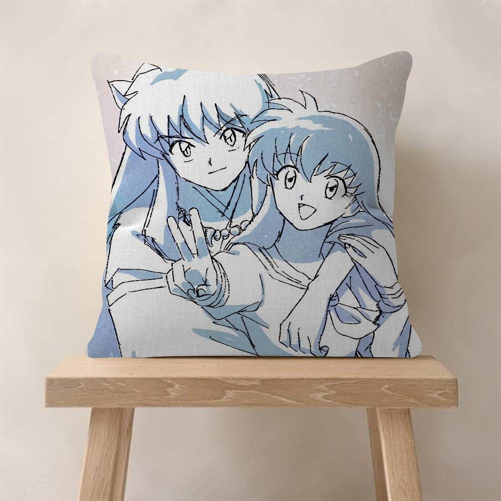 Japanese Anime Inuyasha Pillowcase Toon Gift Cushion Cover Bedroom Home Sofa Chair Seat Decor Pillow Case