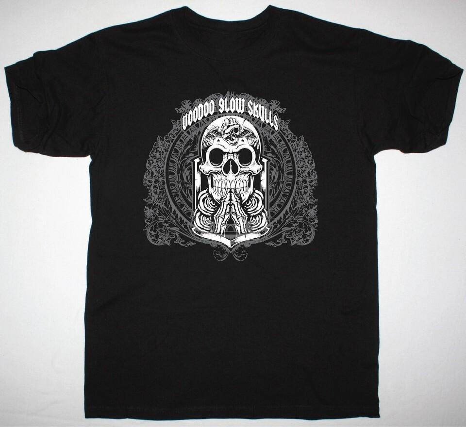 Vtg VOODOO GLOW SKULLS Band Gift For Fans Cotton Black Full Size Shirt S
