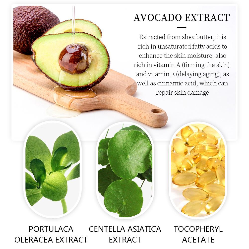 VIBRANT GLAMOUR AVOCADO Moisturizing Hand Cream 100% Plants Essence Hand Mask Nourishing Anti Chapping Oil Control Hand Care