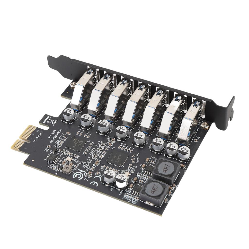 USB3.2 GEN1 5Gbps PCIe Expansion Card for Windows 10 11 7 Ports High Speed Expansion Card Plug and Play
