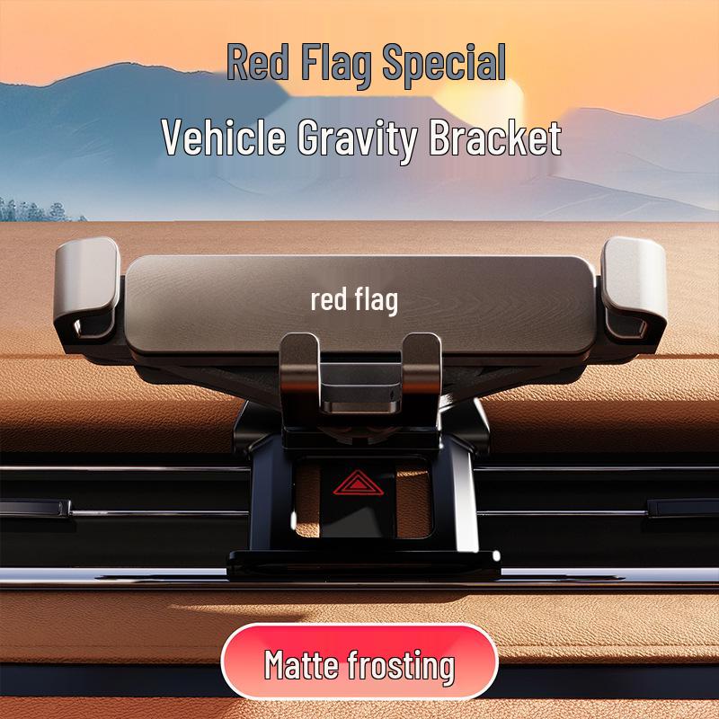 Dedicated Phone Gravity Holder for Hongqi H5/H6/H9/HS5/HS7 Cars 23-24 H6