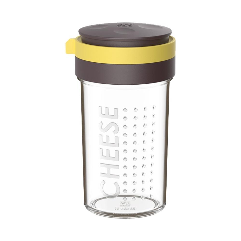 

Dustproof Cheese Sprinkler Clear Spice Dispenser Multifunctional Barbecue Seasoning Jar Salt жёлтый/коричневый
