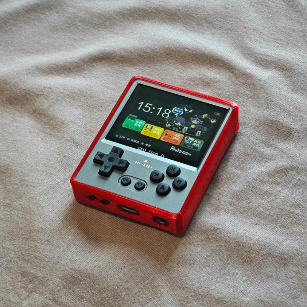 TPU Protective Case 3D Printing Game Console Shell for GKD Pixel 2 Game Accessories