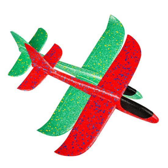 Large Foam Glider with Loop Roll Capability Hand Throw Airplane Toy for Kids Outdoor Flying Toy for Boys Girls Crash-Resistant Outdoor Toy for